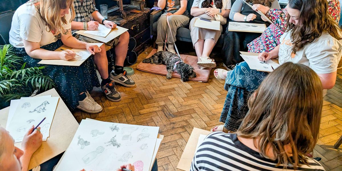 Dog Life Drawing at The Crafty Egg, Fishponds, Bristol - Autumn Season