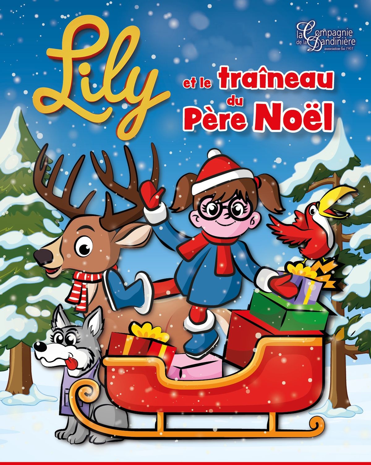 Vacances de No\u00ebl - Jeune public - "Lily et le tra\u00eeneau du P\u00e8re No\u00ebl"