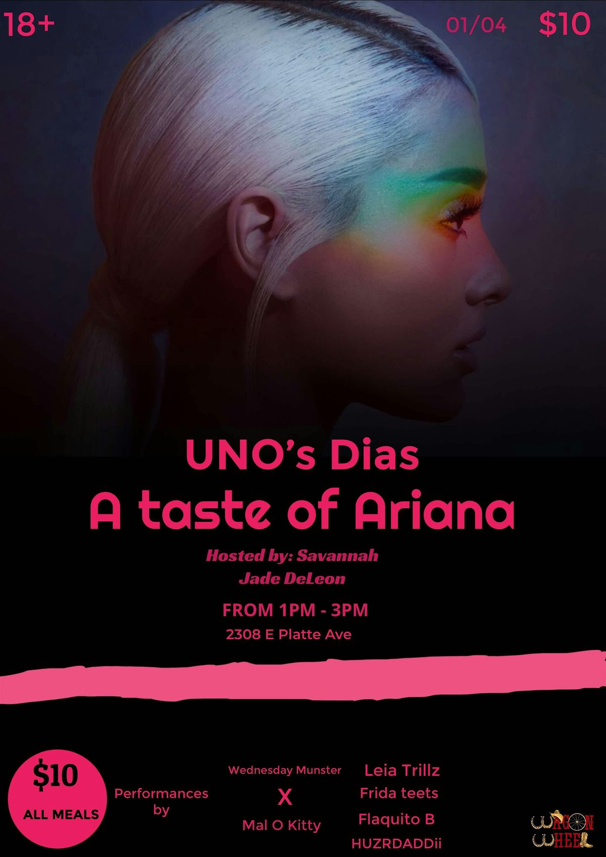 \u201cA taste of Ariana\u201d a Ariana grande drag brunch