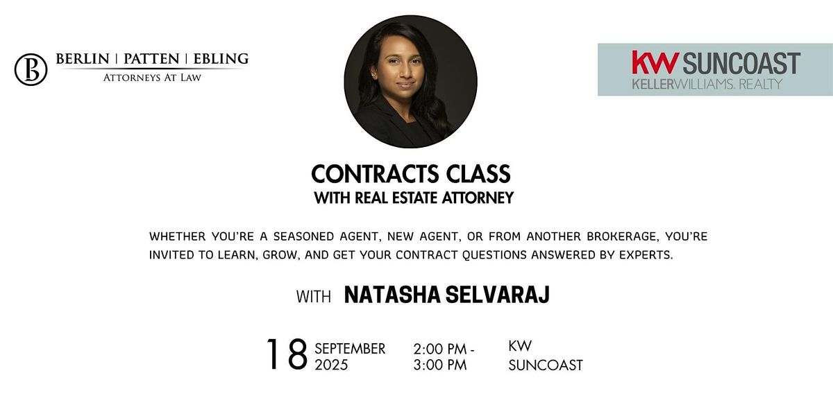 Contracts Class with Natasha Selvaraj