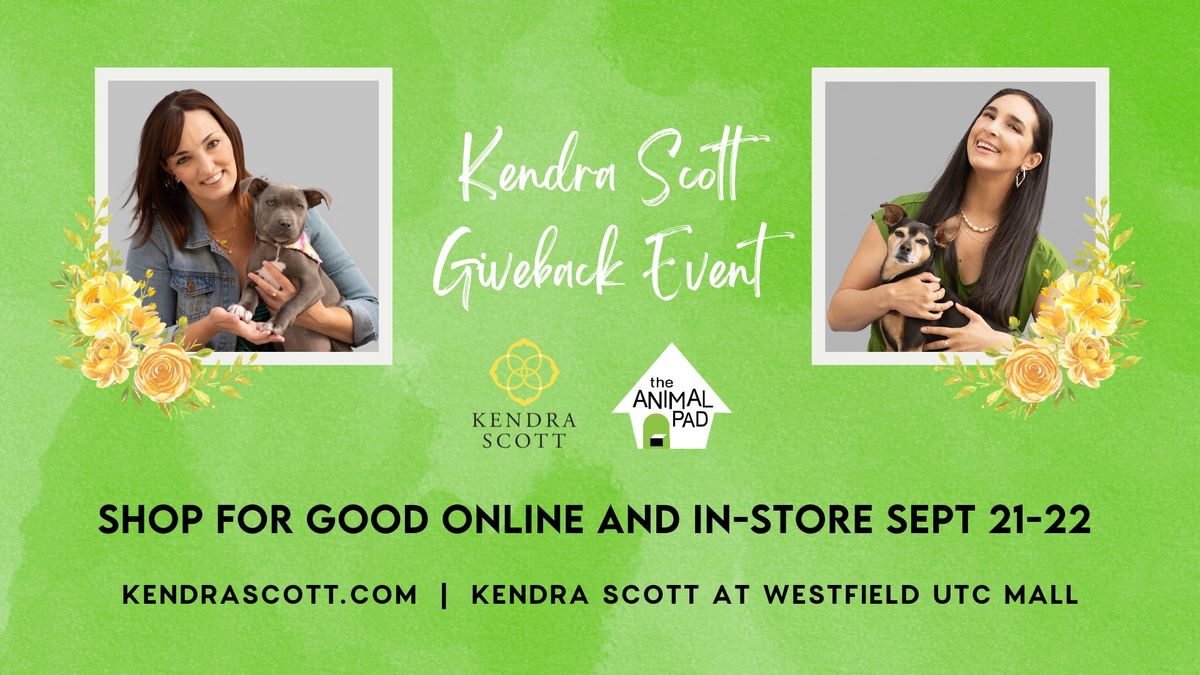 Kendra Scott Giveback Event (In Store & Online)