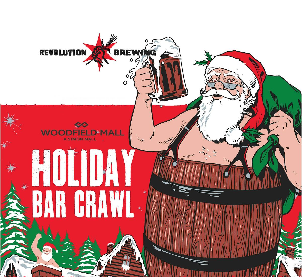 Holiday Bar Crawl at Woodfield Mall