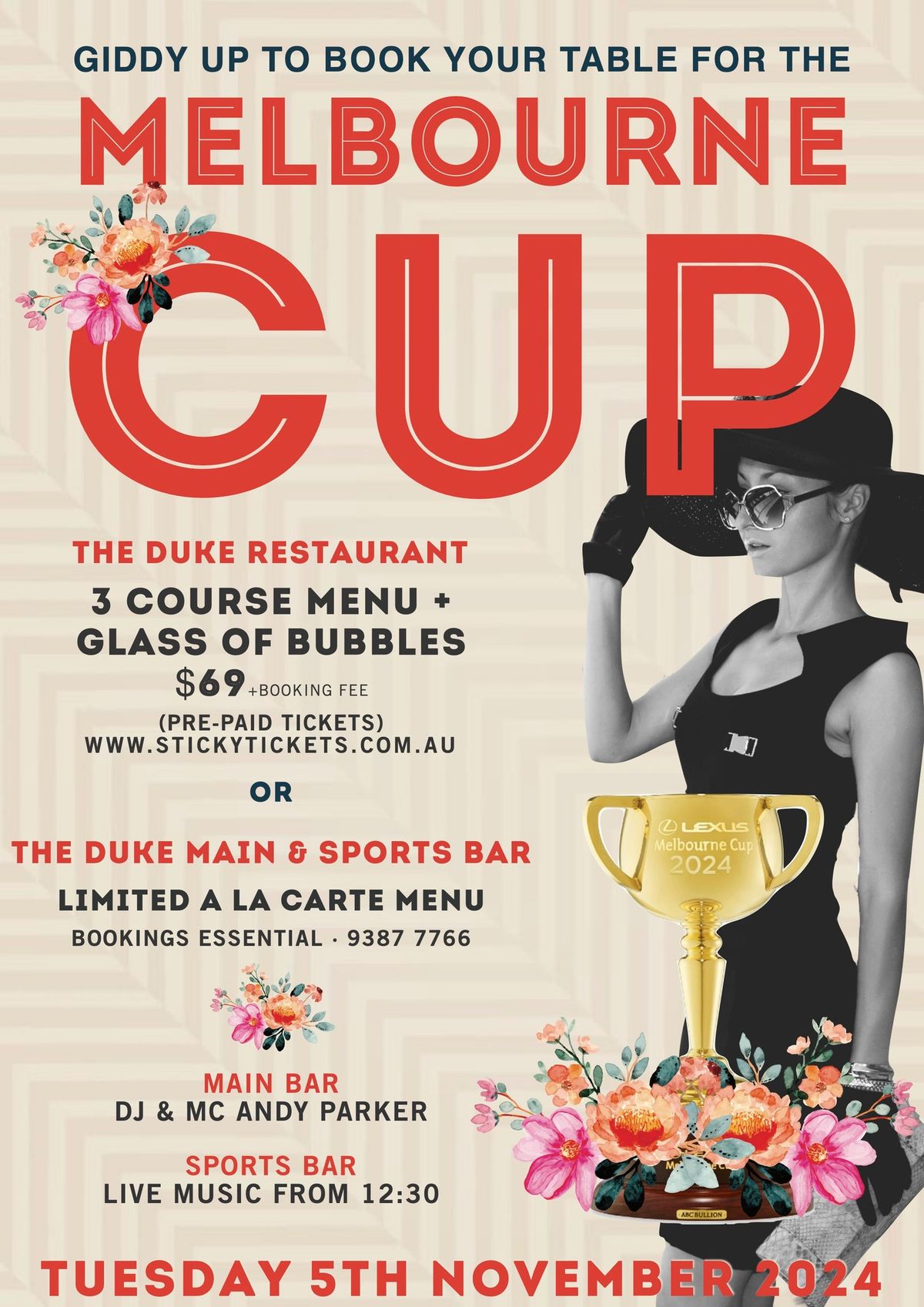 Melbourne Cup at The Duke Bar & Bistro