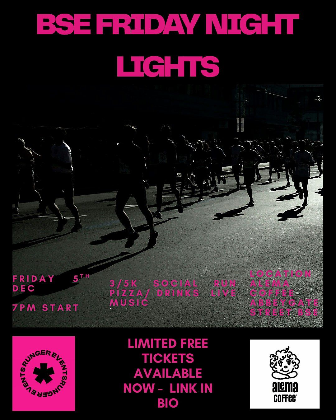 RUNGER EVENTS SOCIAL X ALEMA COFFEE X HARMONIOUS SOCIETY