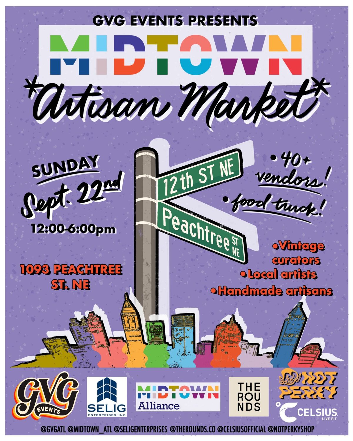 Midtown Artisan Market by GVG Events and Midtown Alliance