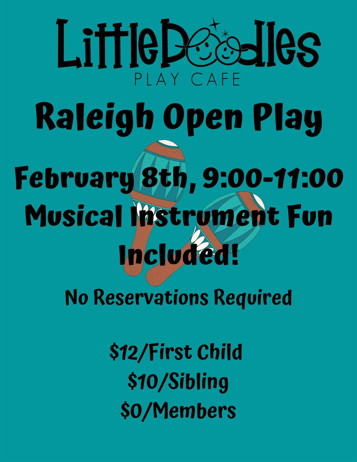 Weekend Open Play at Little Doodles Play Cafe Raleigh