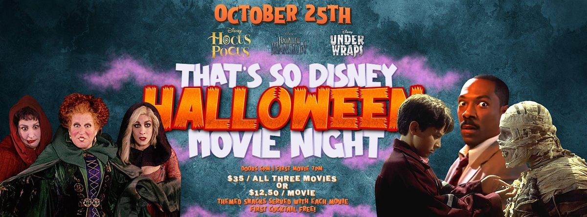 That's So Disney: Halloween Movie Night!
