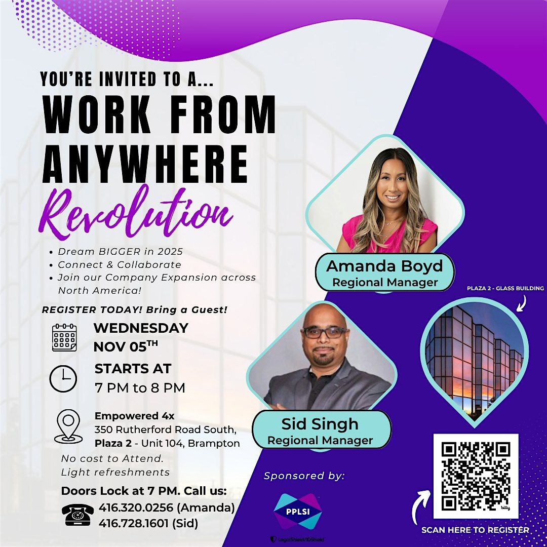 Join the Work From Anywhere Revolution!