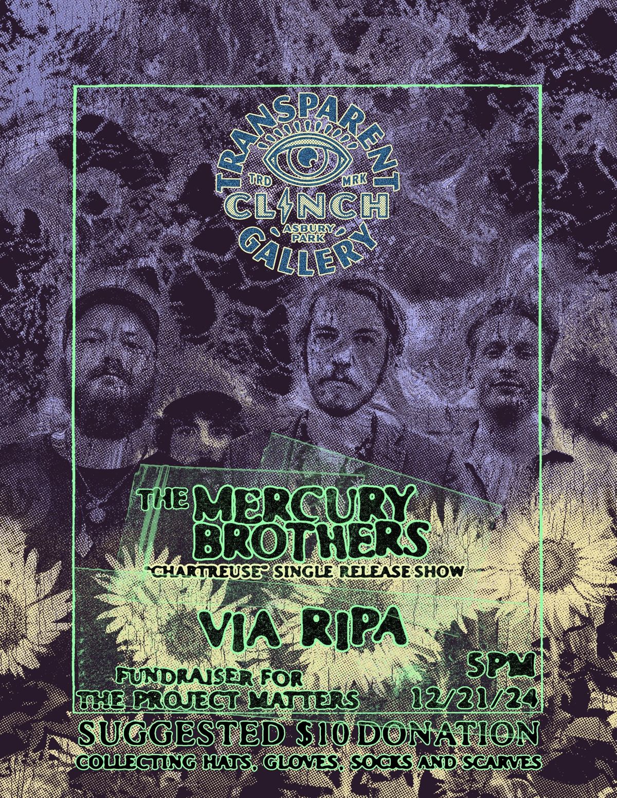 The Mercury Brothers w\/ Via Ripa LIVE at the Transparent Clinch Gallery