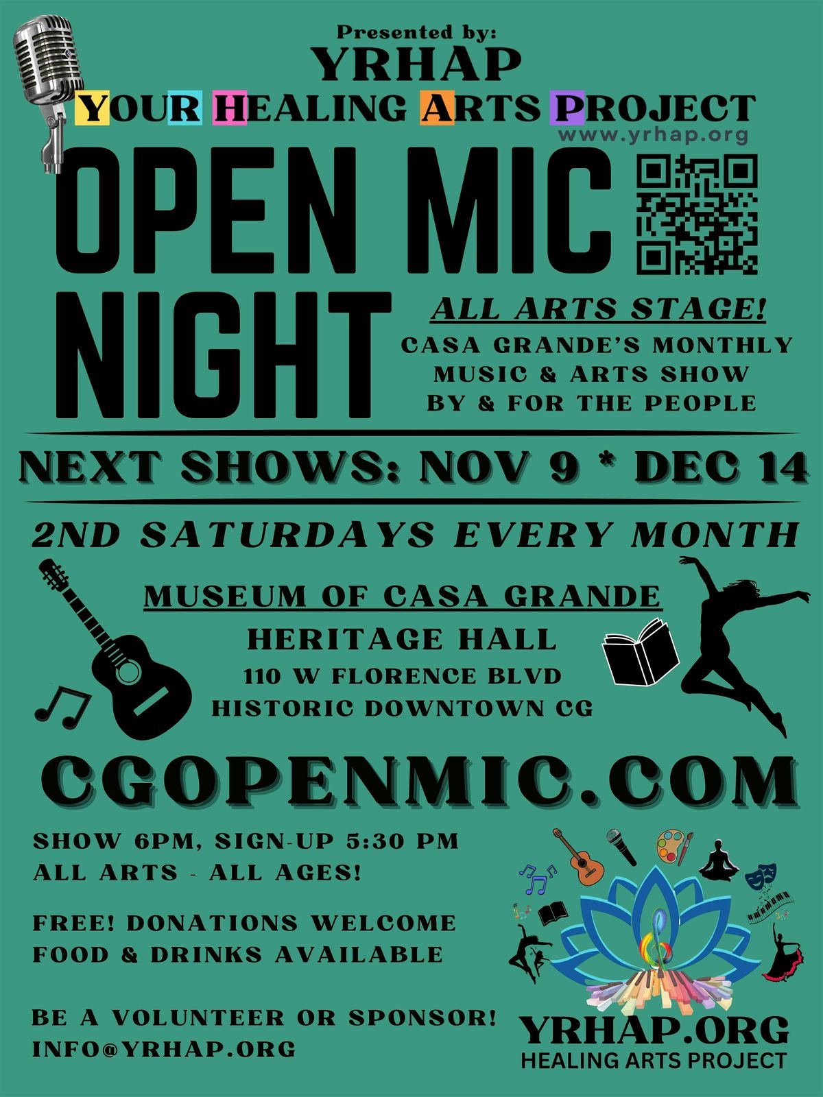 OPEN MIC & MORE! All Arts Community Stage