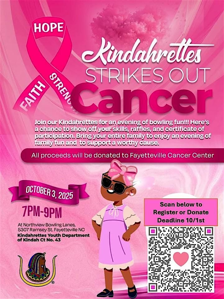 Kindahrettes STRIKES OUT CANCER!