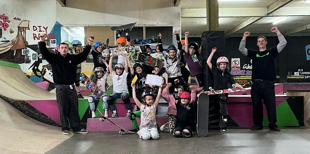 October Half-Term Skate School at Exist Skatepark (Ages 7\u201314)