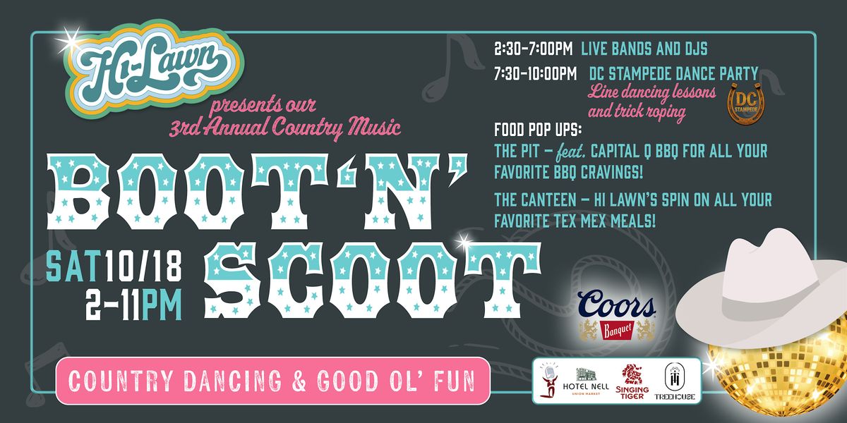 Boot 'N' Scoot Country Music Festival (RAIN DATE 10\/18)