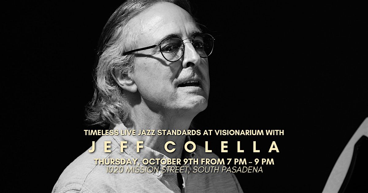 Timeless Live Jazz standards at Visionarium!
