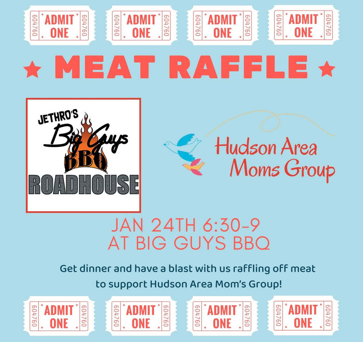 Meat Raffle for Hudson Area Moms Group