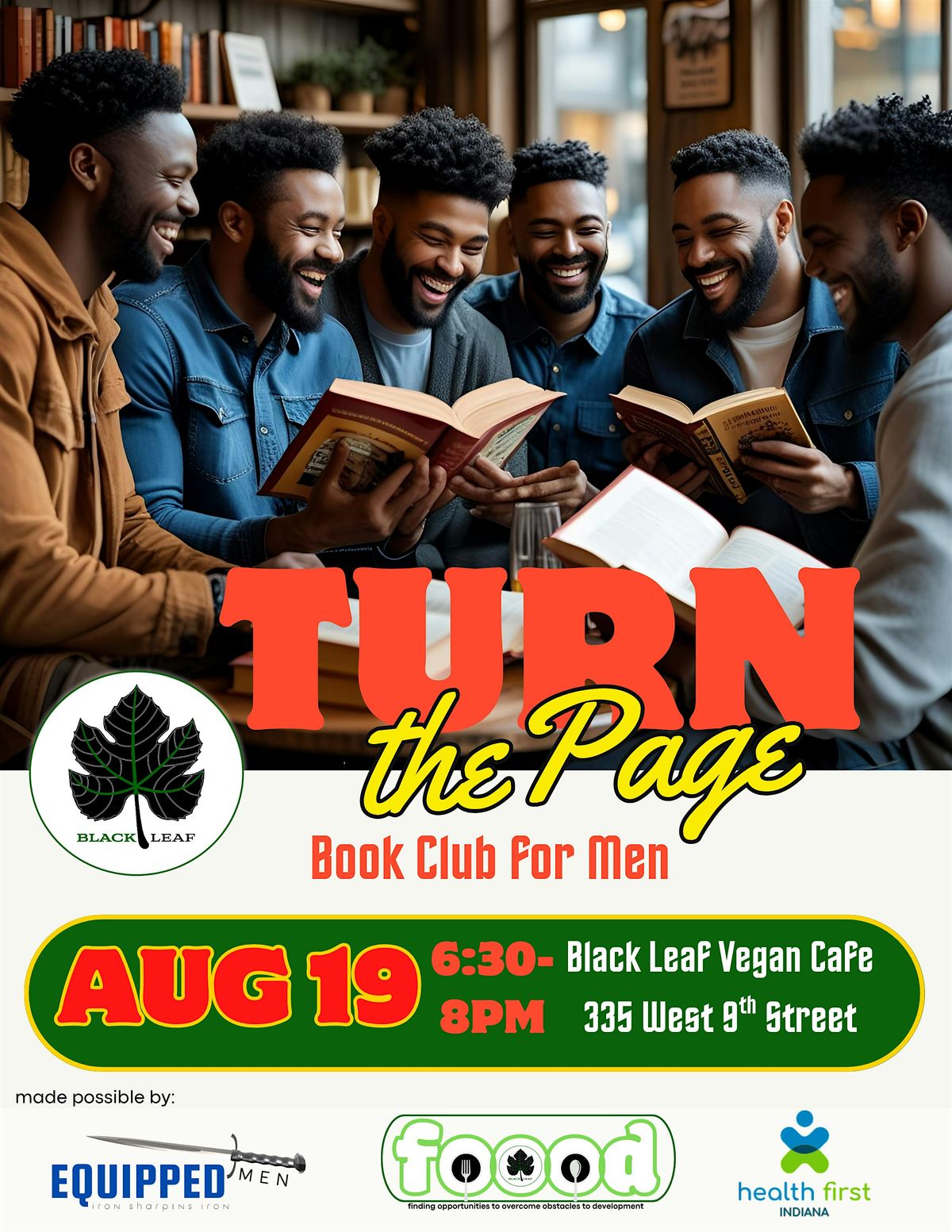 Turn the Page - A Book Club for Men