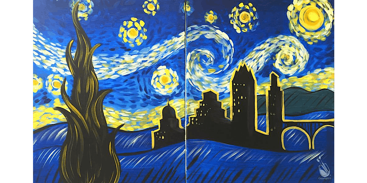 Starry Night Over Austin - Paint and Sip in Austin | Classpop!\u2122