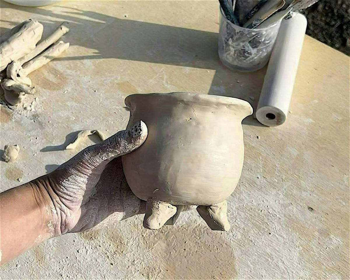 SPOOKY Cauldron Ceramic Class - Beginner Friendly Pottery Workshop