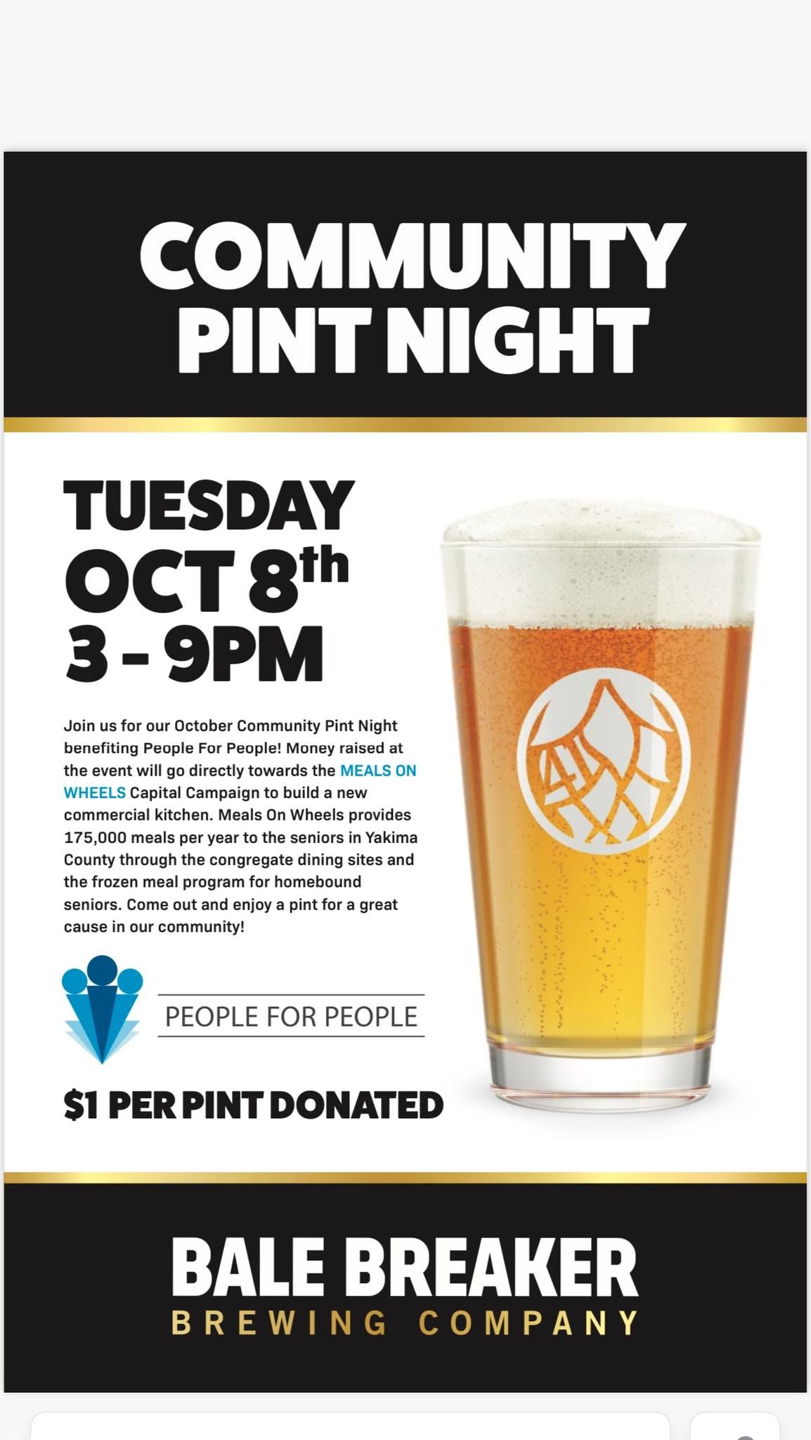 Community Pint Night