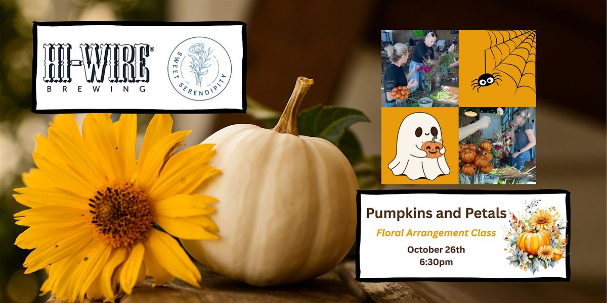 Pumpkin and Petals Flower Arranging Class