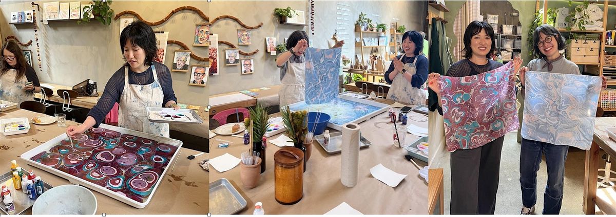 Marbling on Silk: DIY Workshop at WeFF