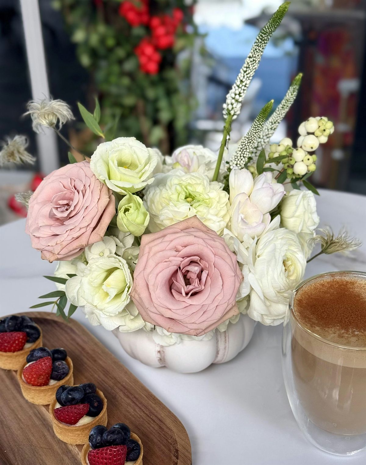 Pumpkin Floral Workshop by KateAsFlowers at Morso Bakery