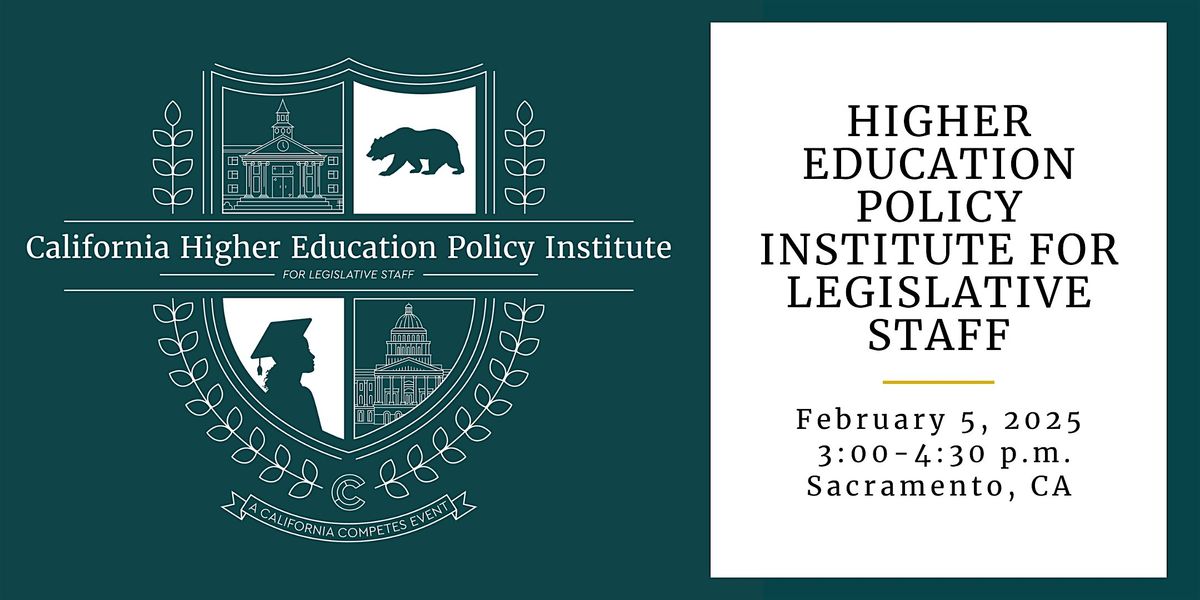 Higher Education Policy Institute for Legislative Staff