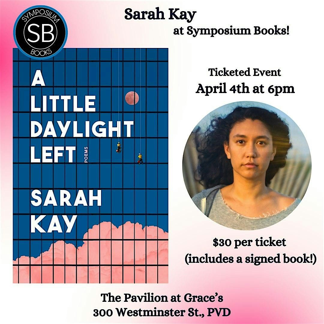 Symposium Books presents Sarah Kay at The Pavilion