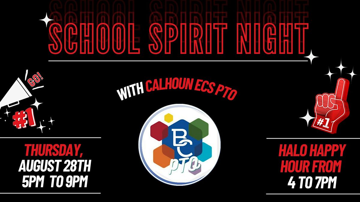 School Spirit Night - Calhoun ECS PTO