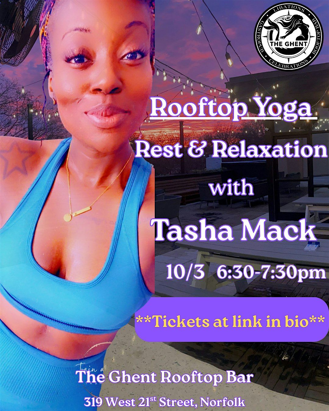 Rooftop Rest & Relaxation with Tasha Mack