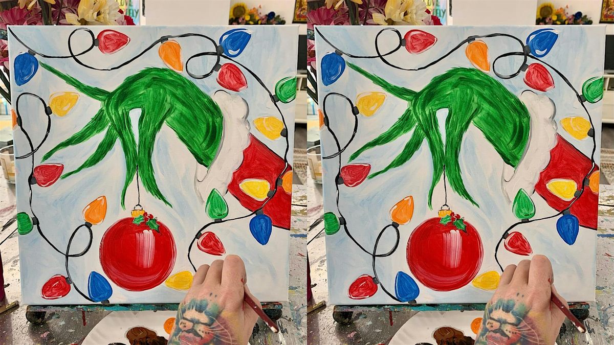 Grinch Hand: Glen Burnie, Bubba\u2019s 33 with Artist Katie Detrich!