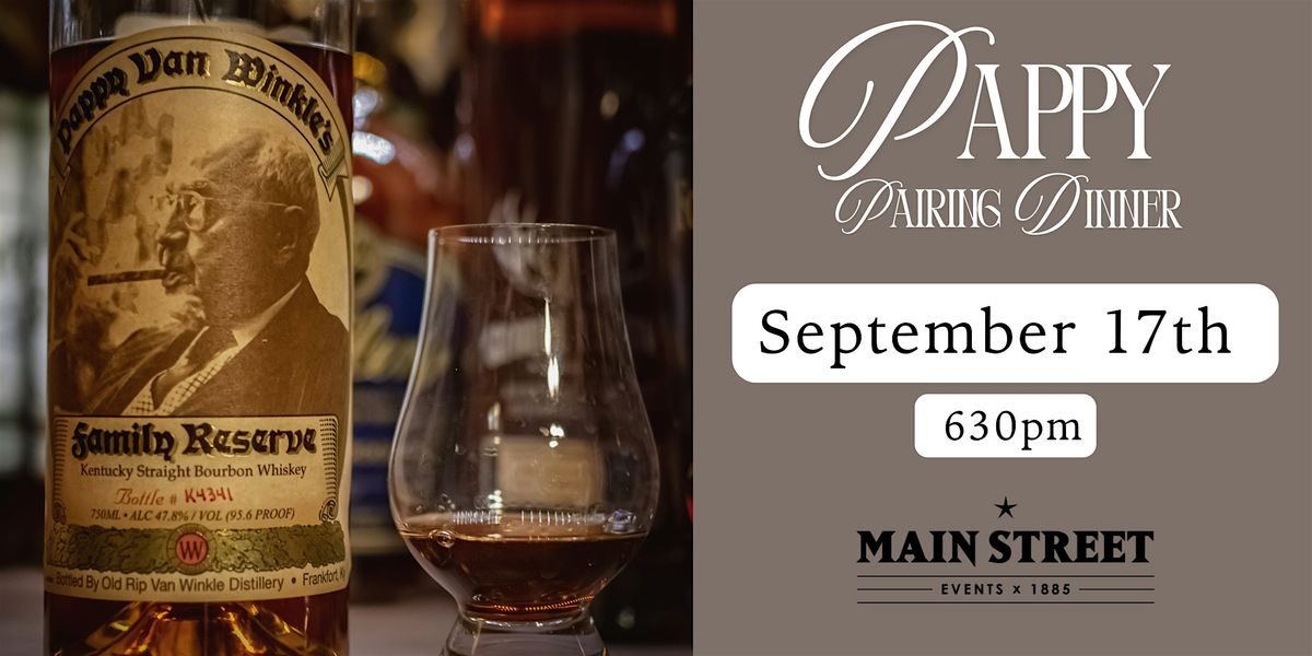 Pappy Pairing Dinner