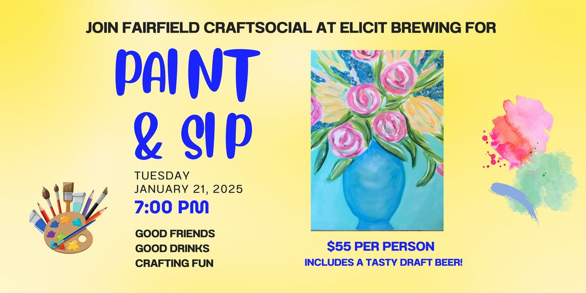 Paint and Sip at Elicit Brewing Company