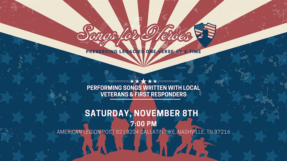 Songs For Heroes 2025 | Nashville, TN