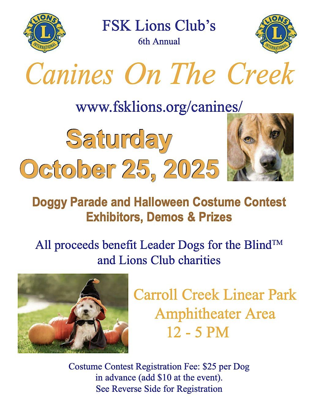 Canines on the Creek