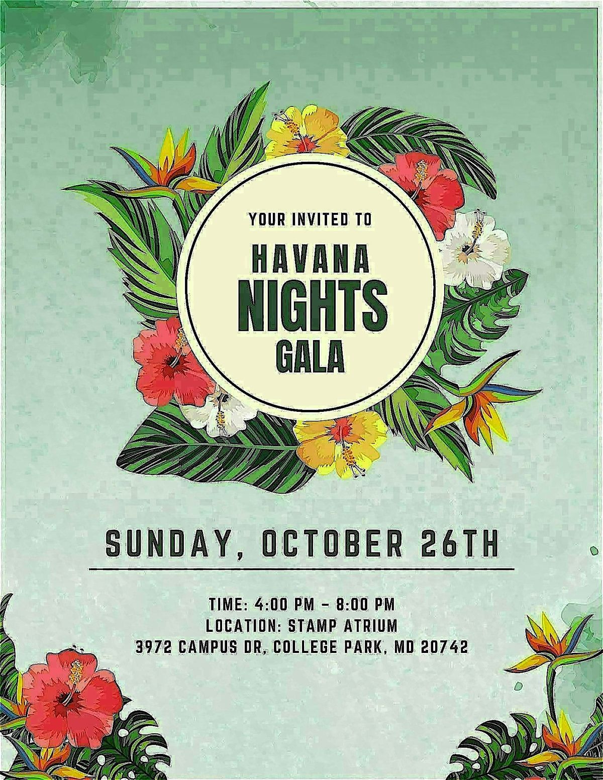 UMD CSA: Annual Fall Gala - Havana Nights