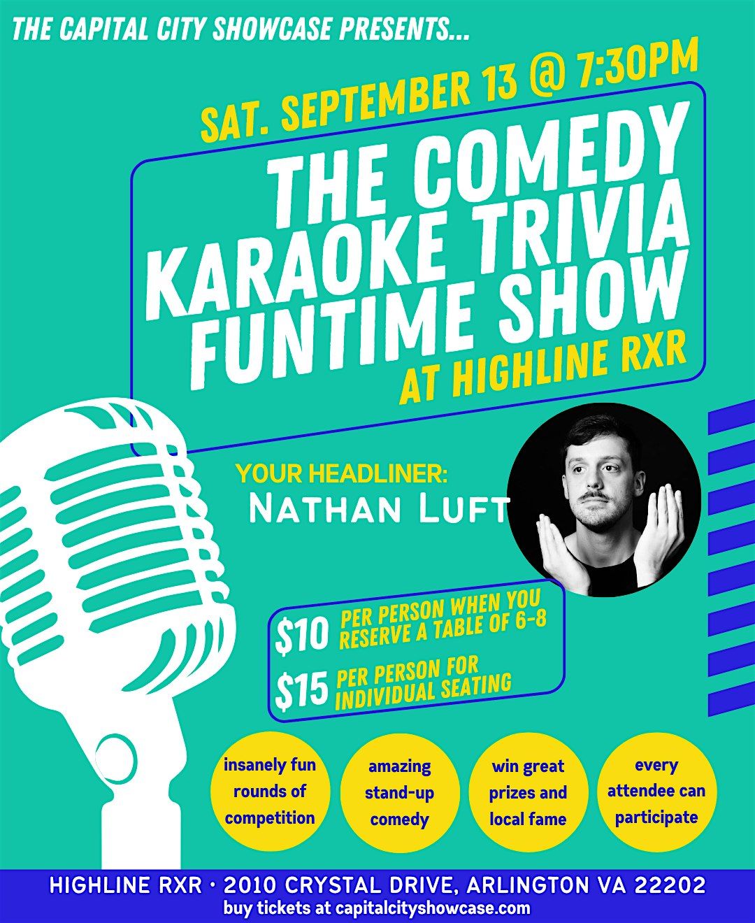 The Comedy Karaoke Trivia Funtime Show with Nathan Luft