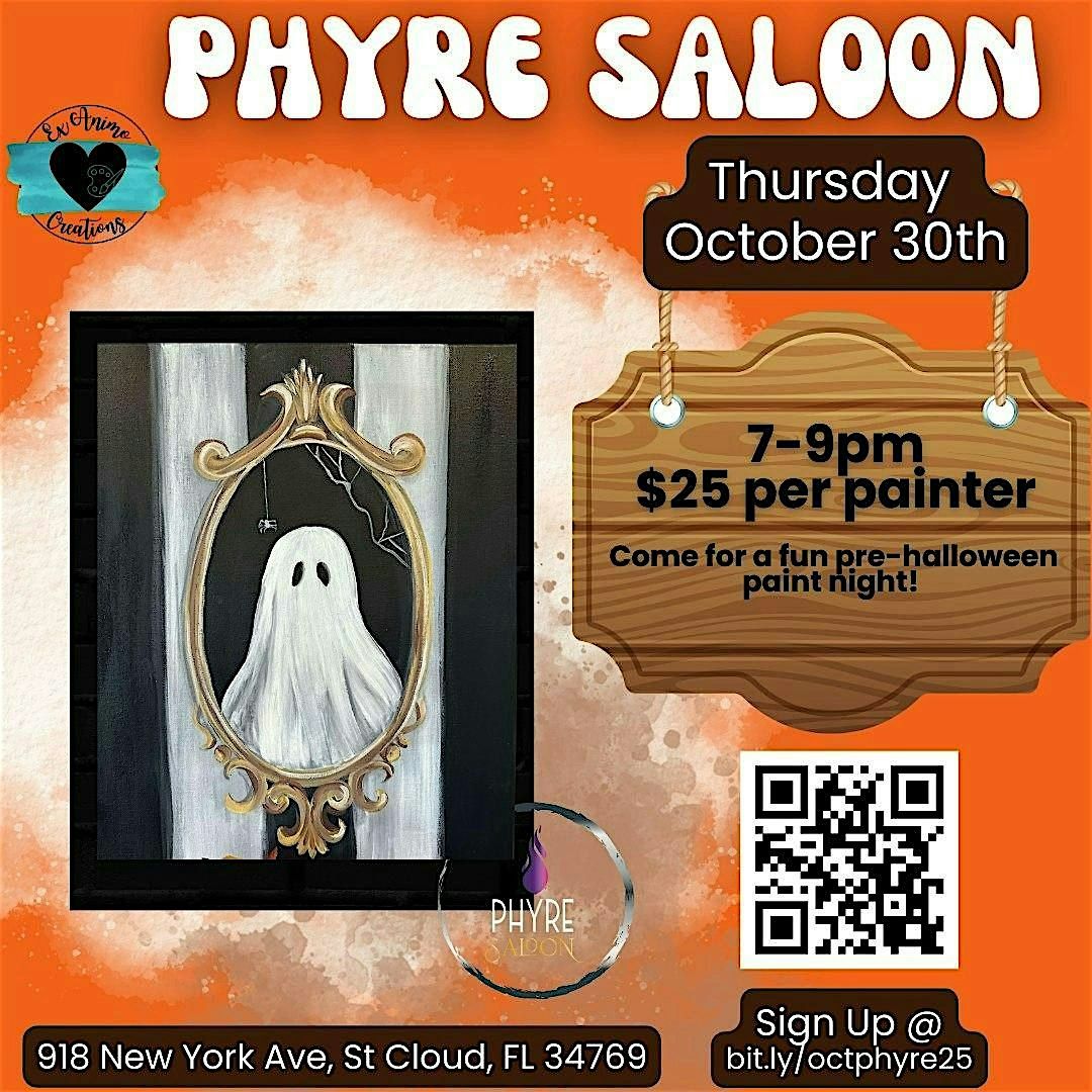 October Phyre Saloon Paint Night