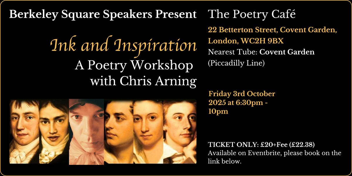 Ink and Inspiration - A Poetry Workshop  with Chris Arning