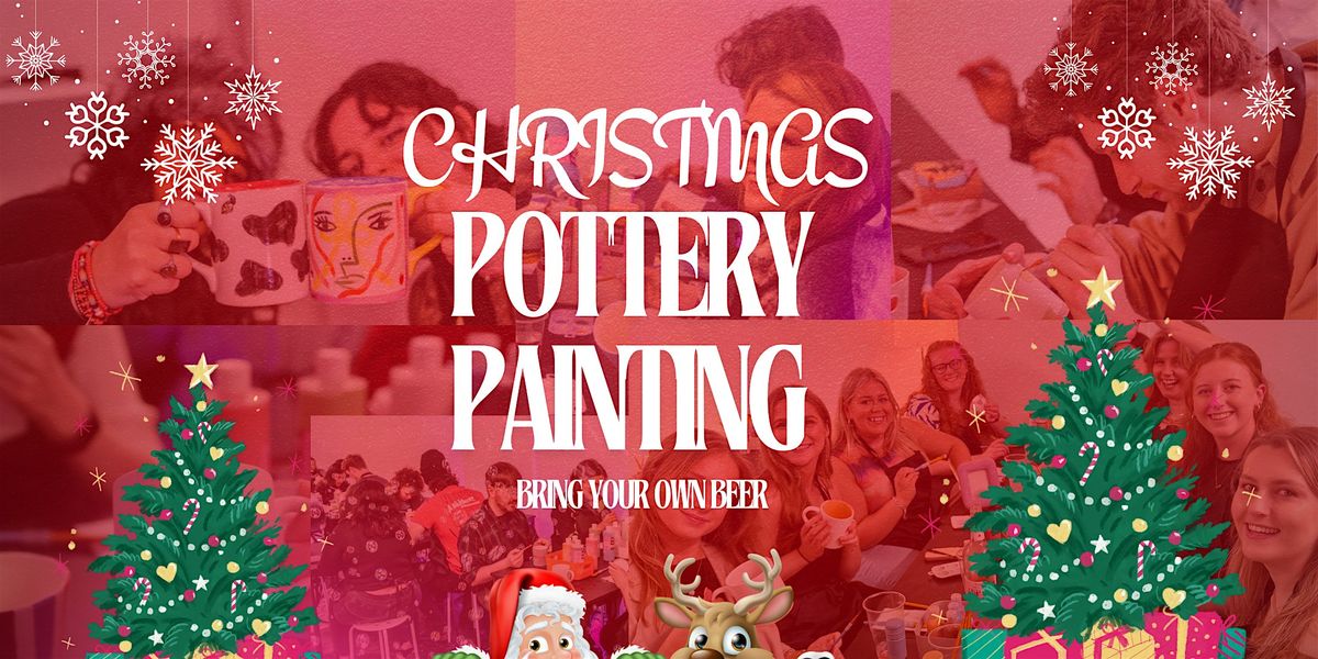 Christmas Pottery Painting