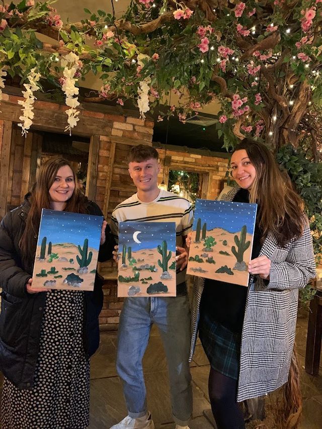 Paint & Sip - The Waterside, Monton