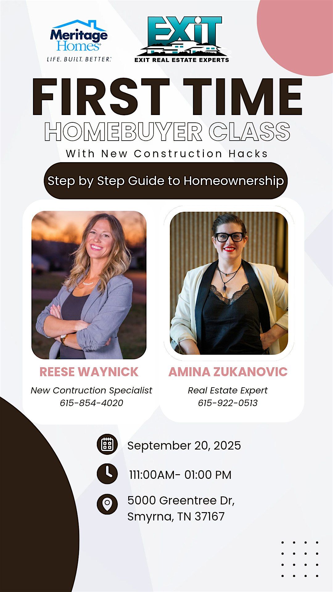 Free First-Time Homebyers Class
