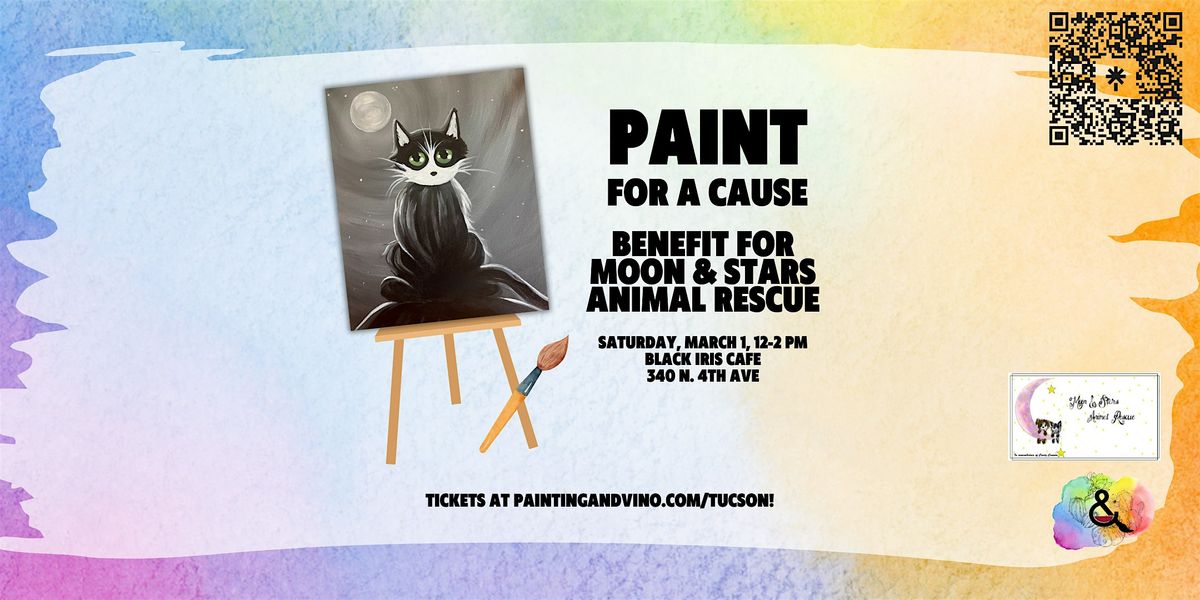 Paint and Sip Fundraiser for Moon and Stars Animal Rescue