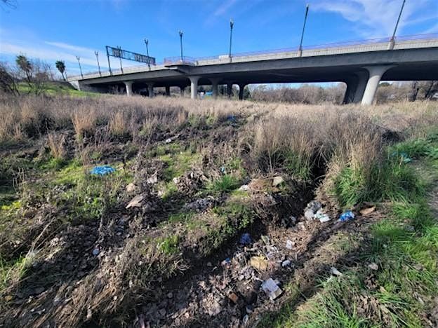 Mid-Week Cleanup Event in Guadalupe River Park Trail at Taylor St