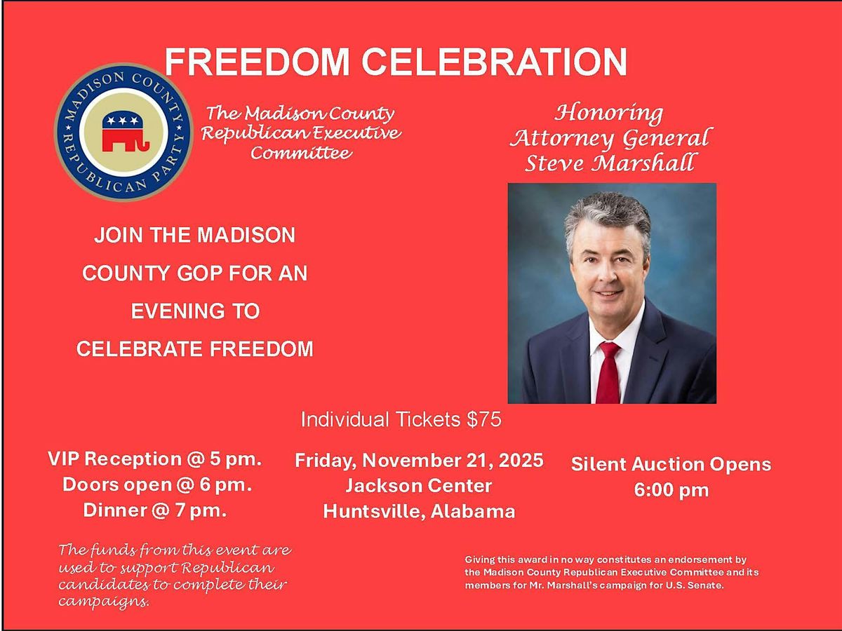 MADISON COUNTY REPUBLICAN EXECUTIVE COMMITTEE  2025 FREEDOM CELEBRATION