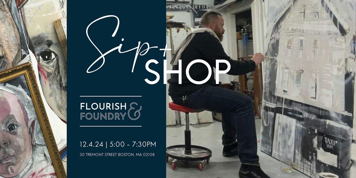 Sip & Shop Featuring Local Artist Mathew Gillis Hall at Flourish & Foundry