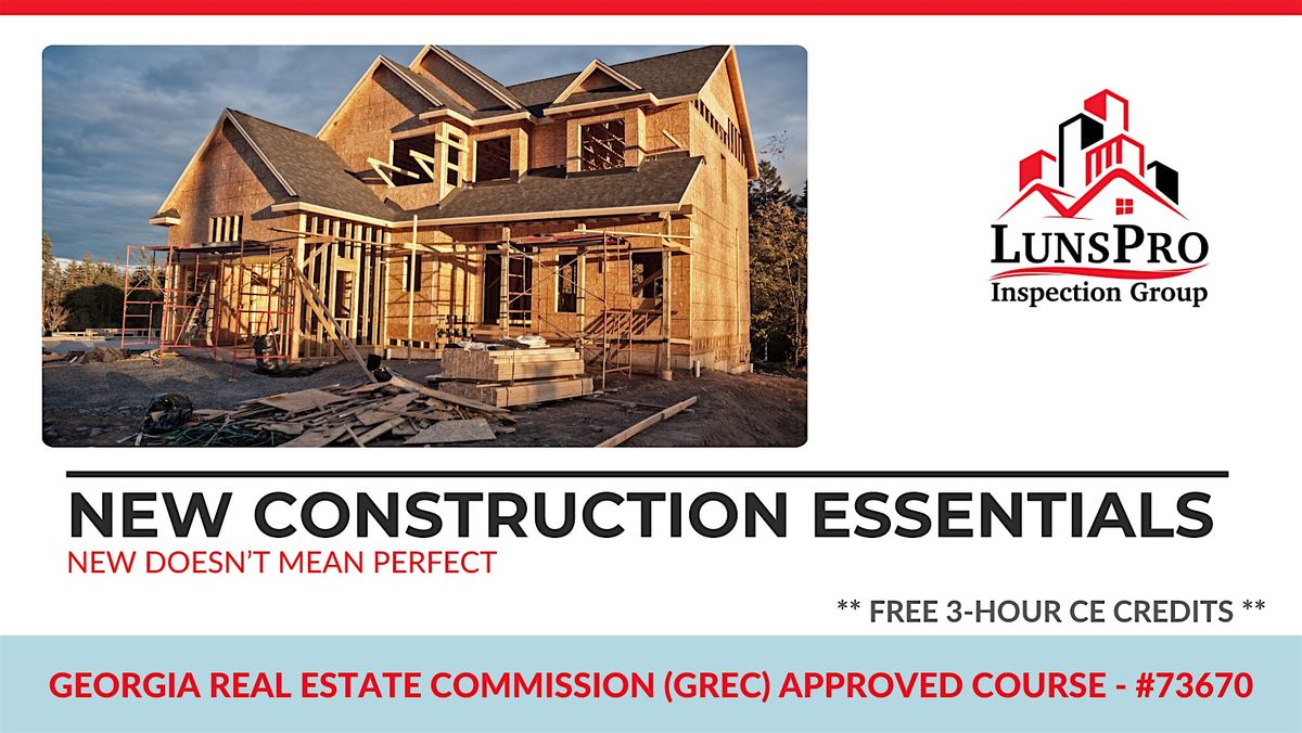 New Construction Essentials - Jan 29, 2025