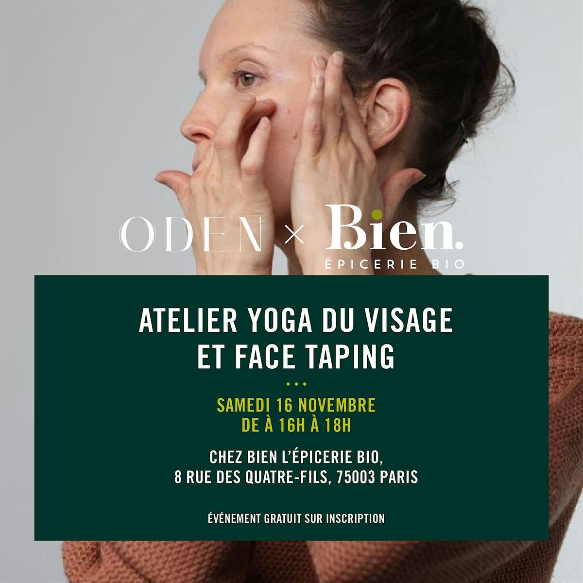 Bien \u00c9picerie Bio : Atelier yoga du visage