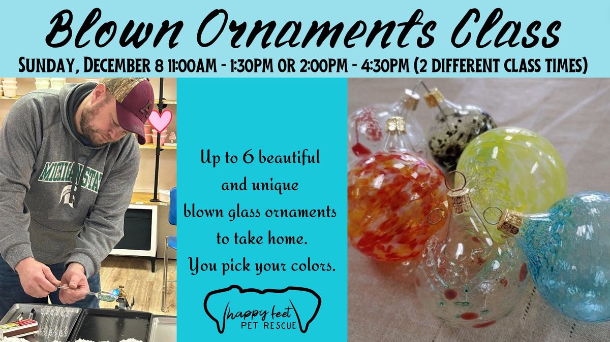 Blown Glass Ornament Workshop