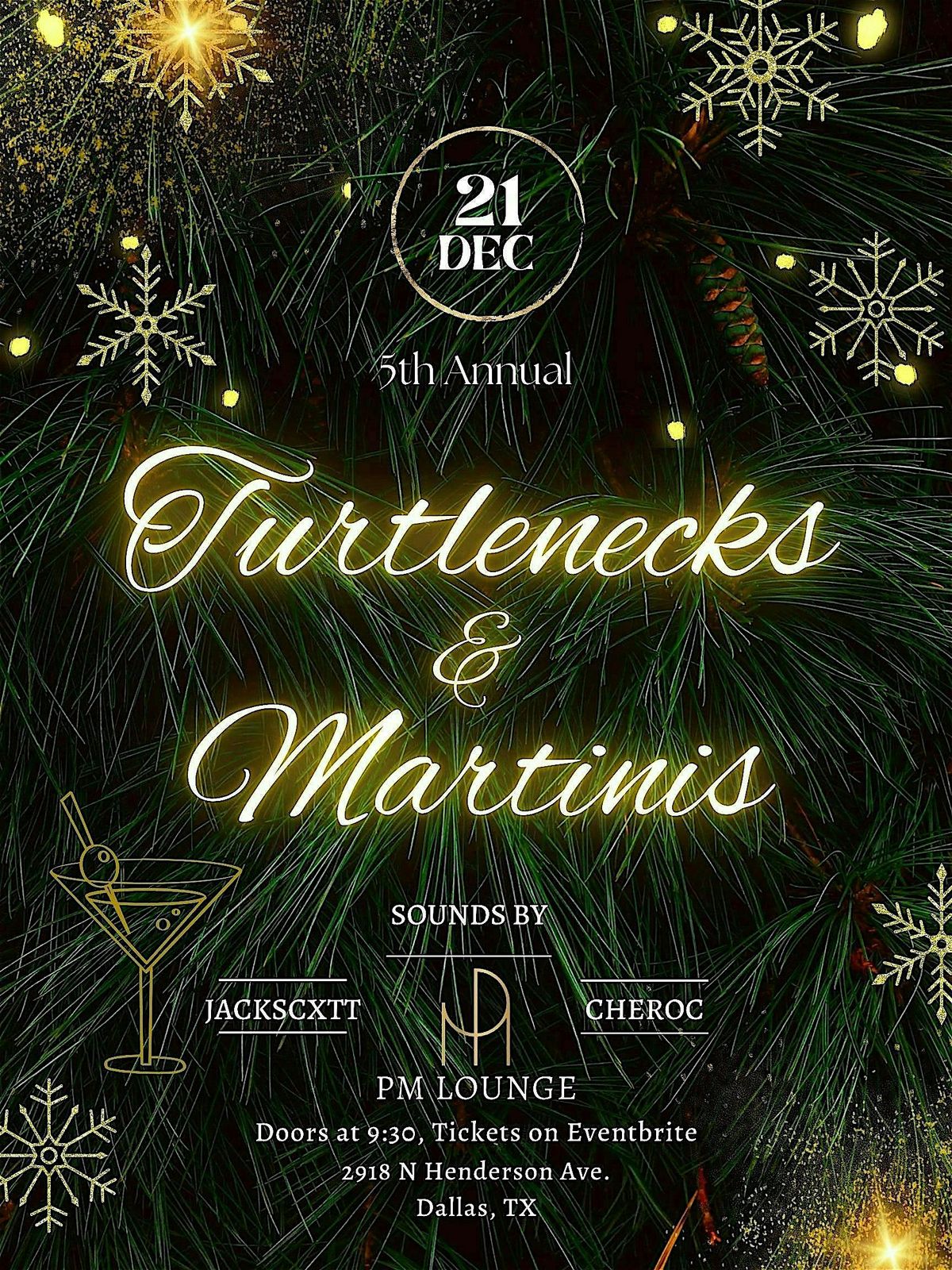 Turtlenecks and Martinis - 5th Annual Holiday Party